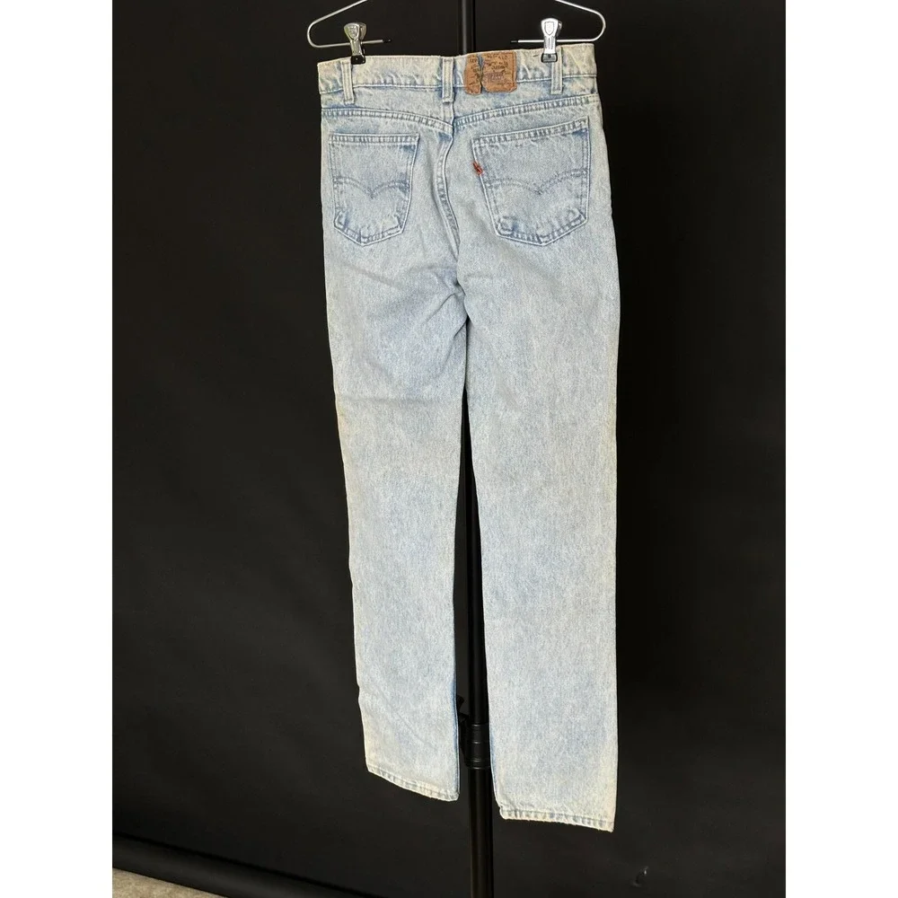 1980's Levi's Vintage Orange Tab Jean Student 30 X 32 Measure 28.5 X 30 USA Made